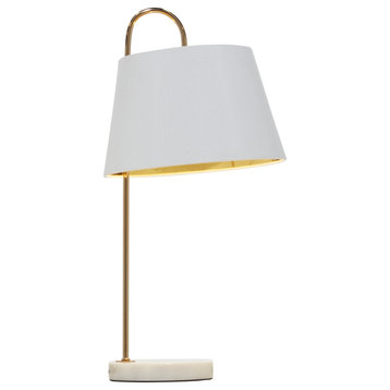 Modern White Metal Desk Lamp 83840