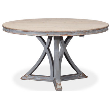 French Country Dining Table - Gray