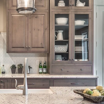 Shiloh Cabinetry - Rustic Alder Silas Finish & Graphite Highlight