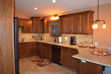Transitional kitchen photo in Other