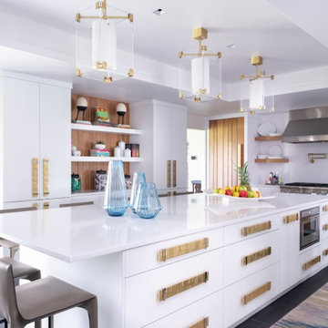 Colorful & White Kitchen