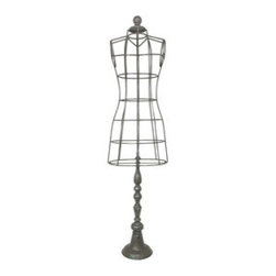 Elaine Metal Dress Form - Home Decor