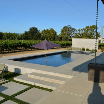 Contemporary Vineyard Pool
