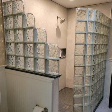 Glass Block Showers