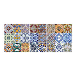 Home Decor Line - Spring Tile Carpet Vinyl Runner Peel and Stick Foam Tiles - Wall And Floor Tile
