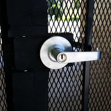 Apartment front door lock