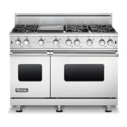 Viking 48" Pro-style Gas Range, Stainless Steel Liquid Propane | VGCC5486GSSLP - Gas Ranges And Electric Ranges