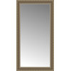 22"x40" Custom Framed Mirror, Ornate Silver