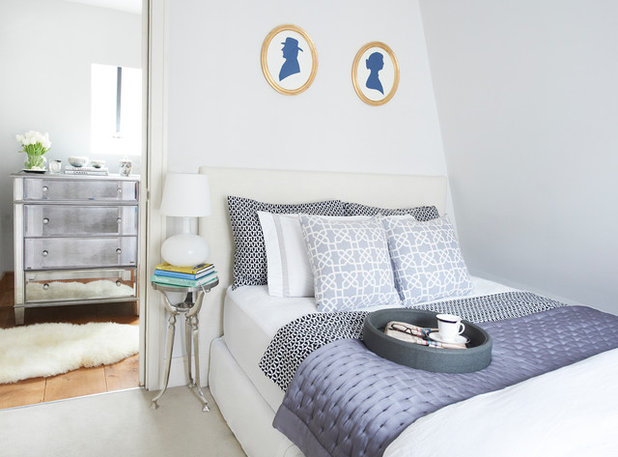 Transitional Bedroom by Sasha Meredith Designs