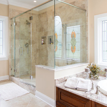 Cincinnati Kitchen Remodel with Stained Glass Windows