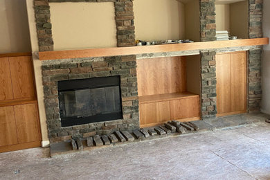 Example of a trendy family room design in San Francisco