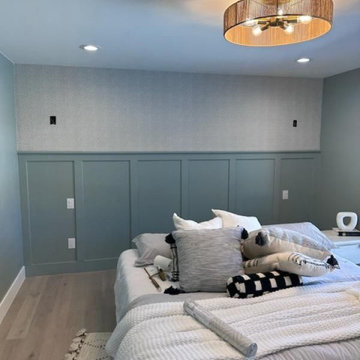 Bedroom wallpaper installation South Miami, FL