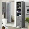 Tara Linen Cabinet Gray