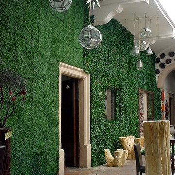 Outdoor Lounge | Vertical Garden | Artificial Hedge Panel
