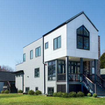 All Electric Custom Home Front Exterior