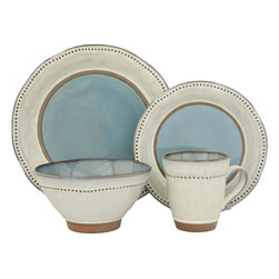 Ruvo Emerald 16-Piece Dinnerware Set - Dinnerware Sets