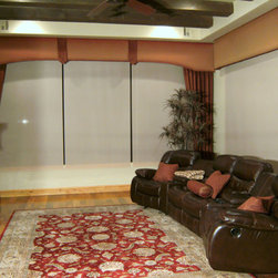 Great Room Window Treatments - Curtains