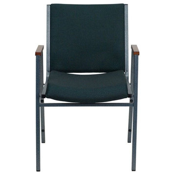 Flash Furniture Hercules Upholstered Stacking Chair in Green