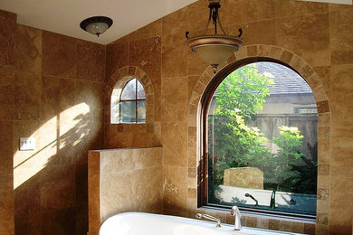オーランドにあるおしゃれな浴室の写真