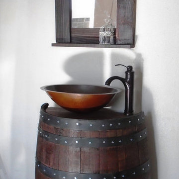 Wine Barrel Vanities