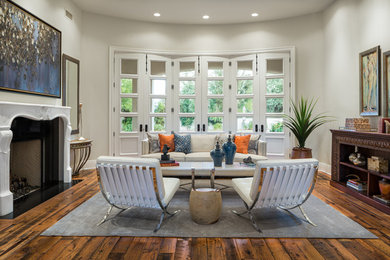 Living room - transitional living room idea in Phoenix
