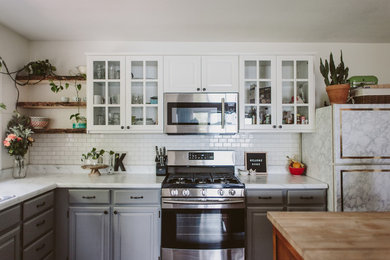 Eclectic kitchen photo in Seattle
