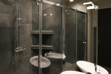 Example of a trendy bathroom design in Other