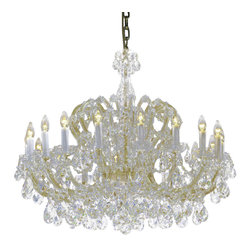 Inviting Home - Maria Theresa Crystal Chandelier - Chandeliers