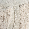 Kosas Home Gobi Hand Woven 100% Cotton 18-inch Pouf Ottoman, Natural