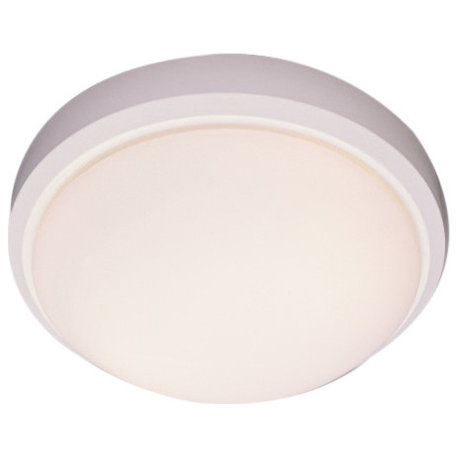 Trans Globe Lighting 13880 1 Light Down Lighting Flush Mount - White