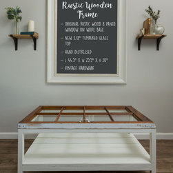 Rustic Wooden Reclaimed Window Coffee Table - Products