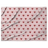 "Solid Hearts" Sherpa Blanket 80"x60"