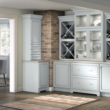 Schrock Cabinets: Wine Storage Cabinet Solution