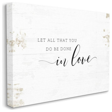 All That You Do in Love Rustic Country Quote30x40