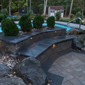 From Green to Clean. Check out this fabulous poolscape!