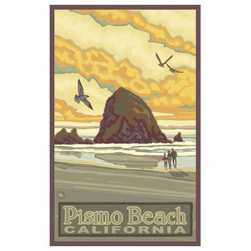 Paul A. Lanquist Pismo Beach California Sunset Art Print, 24"x36"