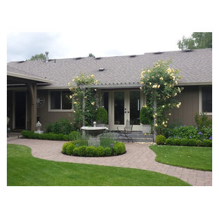 English Garden Entry - Traditional - Landscape - Portland - by Plan-it ...