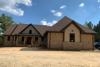 Example of an arts and crafts home design design in Atlanta