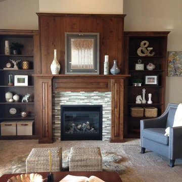 Custom Living Room Woodwork