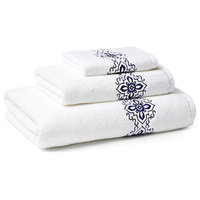 Santa Fe Embroidery 3-Piece 100% Cotton Towel Set