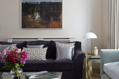 Inspiration for a large contemporary living room in London.