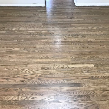 Red Oak - Custom stained with three color blend