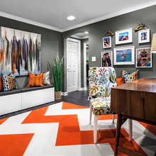 Den and basement