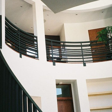 Powder Coated Steel Stair Unit