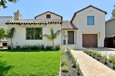 Inspiration for a mediterranean exterior home remodel in San Francisco