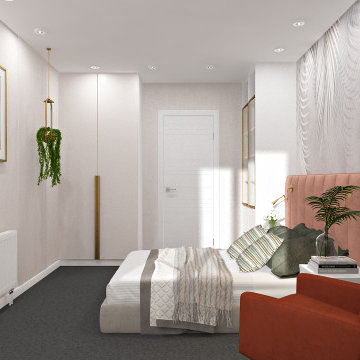 Before&After of the Apartment in London in Modern Style