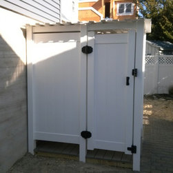 Shower enclosure and changing room - Outdoor Structures