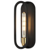 Emilia 4.75" 1-Light Modern Bohemian Iron LED Sconce, Black