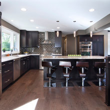 Dark Wood Cabinets