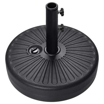 Water Filled Patio Umbrella Base Heavy Duty Outdoor Umbrella Stand, Style 2